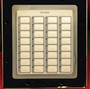 Rosemount - System 3 - Membrane Pushbutton Panel, Part # 01984-2871-0004 - Picture 1 of 3