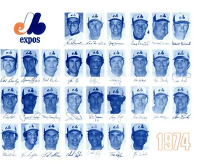 1974 MONTREAL EXPOS 8X10 TEAM PHOTO BASEBALL CANADA FAIRLY FOLI WILLIE DAVIS - Picture 1 of 1