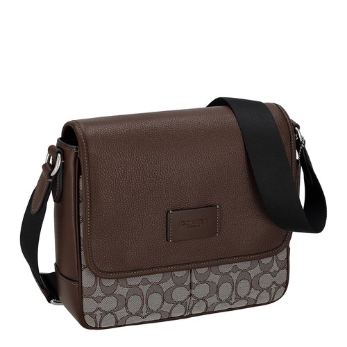 Coach Borsa a Tracolla Uomo CE534 SVS8S SPRINT MAP BAG 25 Nuovo Articolo