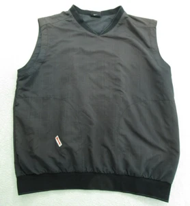 Nike Golf Vest Men's Size L Pullover V-Neck Sleeveless Black RN #56323 - Picture 1 of 8