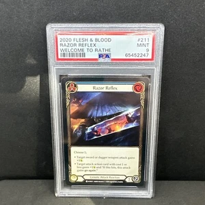 Flesh and Blood 2020 Red Razor Reflex #211 Welcome to Rathe PSA calificado como nuevo 9 - Imagen 1 de 2