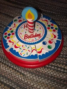 Melissa And Doug Make A Cake Wooden Playset Children’s Toy; Happy birthday - Picture 1 of 12