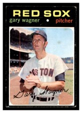 1971 Topps VG #473 GARY WAGNER Boston Red Sox ~C1L