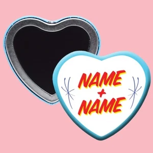 CUSTOM HONEST ED'S HEART SHAPE MAGNET - valentine's day toronto customized - Imagen 1 de 1