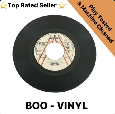 Benny & Tina - This Love Is Real 7” Promo Soul Funk Vinyl Record Rare VG+ - Bild 1 von 4