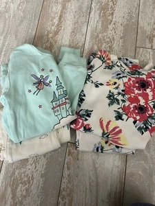 Gap fairy princess and floral toddler 2 Pajama Sets size 4 - Picture 1 of 5