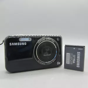 Samsung Digital Camera PL122 14.2MP Selfie Screen Black Tested *Read* - Picture 1 of 10