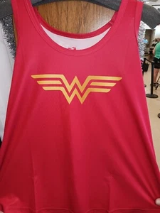 Women's Singlet Heads Sweat Gear Wonder Woman Sides XLarge Performance Tee - Picture 1 of 6