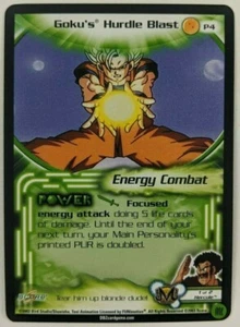 Goku's Hurdle Blast PROMO Dragon Ball Z TCG CCG P4 Kid Buu Saga DBZ Score 2003 - Picture 1 of 2
