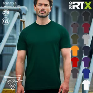 Mens T-Shirt Short Sleeve Crew Neck Shirt Work Uniform Workwear Wear Top Tee - Picture 1 of 22