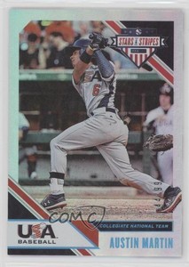 2020 Panini USA Baseball Stars & Stripes Longevity Holo Foil /99 Austin Martin