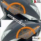 Pair Stickers Diapason Fairing Orange Fits For Yamaha T-Max 500 08-11