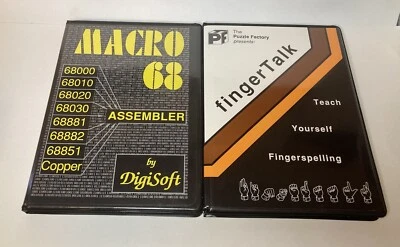 Amiga Macro 68 Finger Talk Lot NEW! no discs From the developer’s house! - Image 1 of 4