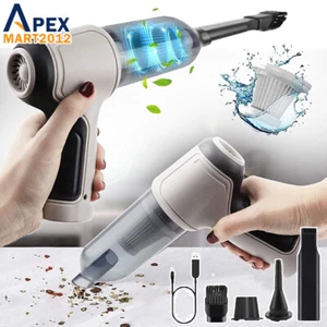 Cordless Handheld Vacuum Cleaner 9000Pa Car Home Rechargeable Wet Dry Duster - Picture 1 of 9