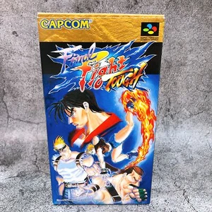 Nintendo Super Famicom Final Fight Tough Capcom Japan SNES SFC Game in Stock - Picture 1 of 21