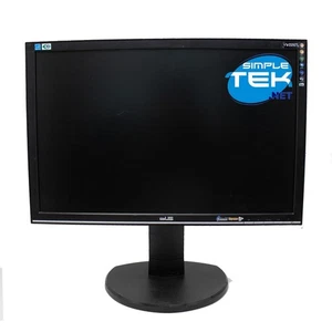 Asus Vw226tl 22" LCD 16:10 Grade C Black DVI VGA Audio In + Cables Included - Picture 1 of 6