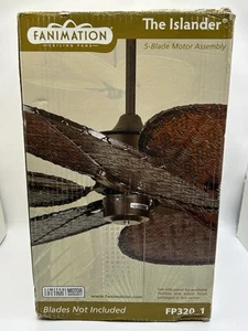 Fanimation Antique Brass Islander DC 52 inch Fan FP320 ~ Blades Not Included - Picture 1 of 6