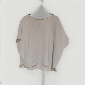  Frank & Eileen Audrey Capelet mit Trichterkragen Grau Einheitsgröße Oversize Pullover  - Bild 1 von 12