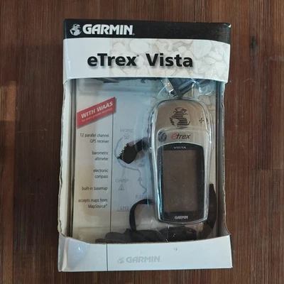 Garmin eTrex Vista HCX Personal Navigator Handheld GPS Receiver Satellite Tested - Image 1 of 4