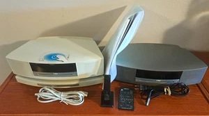 TWO SETS BOSE 412534 Wave Radio Music System III & Sound Touch Remote Pedestal - Picture 1 of 11