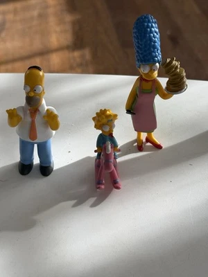 "Los Simpson saludos de Springfield Marge Simpson 4"" lote de 3 familias" Foto 1 de 4
