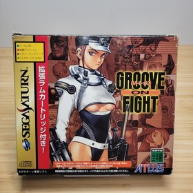 SS Groove On Fight: Gouketsuji Ichizoku 3 - Japan Version - Sega Saturn 1997 CIB