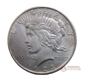 ESTADOS UNIDOS 1 Dolar Peace 1923 Filadelfia  plata - Picture 1 of 2