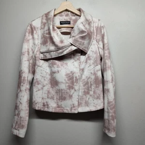 Chaqueta Bagatelle Mujer Talla XS Rosa Tie Dye Cremallera Completa Motociclista Otoño Invierno Exterior - Imagen 1 de 11