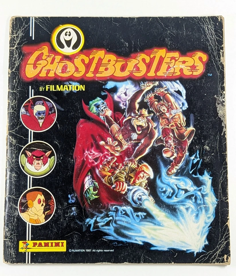 Ghostbusters Filmation Panini Rare Sticker 1987 Album 90% Complete Italy Print - Image 1 of 4
