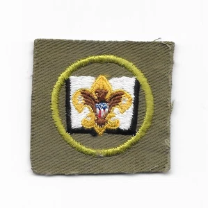 Librarian 1946-1954 LIB-1-4-3 Gauze Back Boy Scouts of America BSA - Imagen 1 de 2