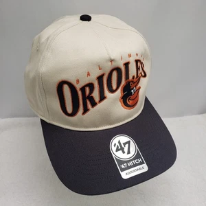 Baltimore Orioles MLB '47 Brand Script Hitch Adjustable Snapback Hat Cap OSFA - Picture 1 of 6