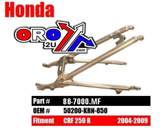 ALUMINIUM REAR SUBFRAME HONDA CRF250R 2006-2009 — 第 1/1 张图片