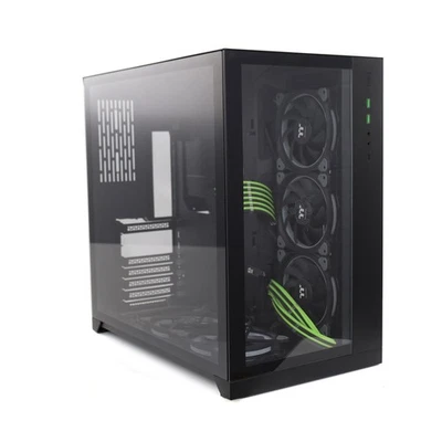 Lian Li O11 Dynamic Gaming PC-Leergehäuse Razer Edition Glasfenster - Bild 1 von 4