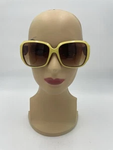 Vintage Yellow Gold Sides Oversized Sunglasses for Women Retro Womens Luxury - Picture 1 of 9