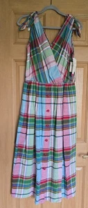 Liz Claiborne womens spring vintage 100% cotton spring dress Size 14 - Picture 1 of 14