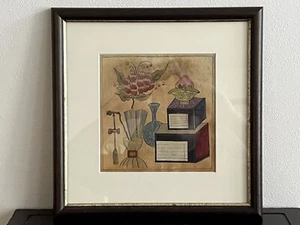 Korean Joseon Dynasty Minhwa Painting / W 35.5[cm] Pot Plate - Picture 1 of 9