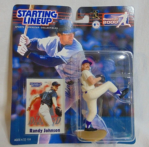 Randy Johnson MLB VTG Starting Lineup Hasbro 2000 Action Figure Trading Card NIB Cover