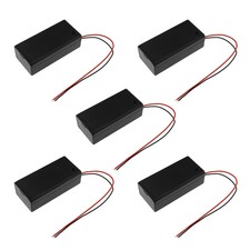 5 Stück 9V PP3 Batterie Speicherhaltergehäuse mit EIN / AUS-Schalter Abdeckung