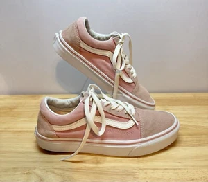 VANS Unisex Adulto Fuera de la Pared Rosa 500714 Gamuza Lona Tenis Talla M 5/W 6.5 - Imagen 1 de 13