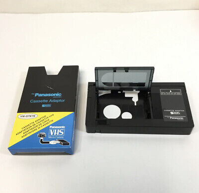 Panasonic VW-GTE7E VHS -S Movie Camera Cassette Adapter For S-VHS • 33.78€