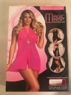 Sarong Magic Silk Pink Wrap - Nuevo en caja, talla única  Foto 1 de 4