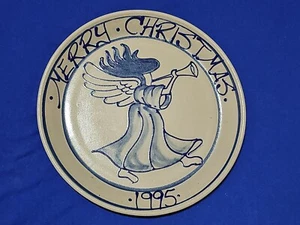 Beaumont Brothers Keramik BBP Frohe Weihnachten Teller ENGEL 9,25" -1995 - Bild 1 von 2