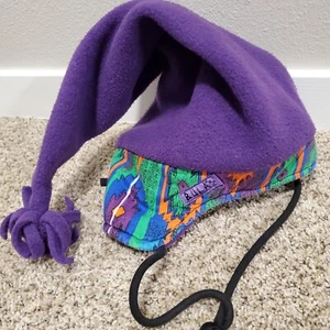 BULA USA Coors Light Snowboard Jester Fleece Winter Hat Long Stocking Purple - Picture 1 of 5