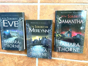 The Sorority Trilogy by TamaraThorne HC Set w/Dustjackets"Eve,Merilyn,Samantha" - Picture 1 of 8