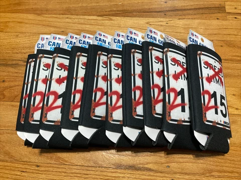 Brand New NASCAR SPEED LIMIT 215 Can Koozie Cooler 16oz Lot of 10 2023 MSRP $80 Cover