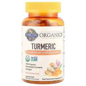 Organics, Turmeric Gummies, 120 Vegan Gummy Drops - Picture 1 of 2