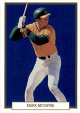 1989 All-American Promo Series 3 (unlicensed Baseball) Mark McGwire Oakland