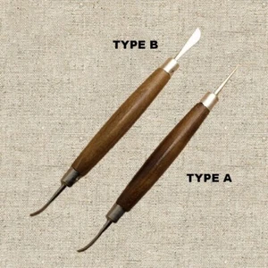 Cuchara de modelado Seiwa Leathercraft y lápiz óptico/hoja de tallado herramienta para cuero y PMC - Imagen 1 de 8