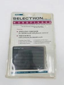 SelecTronics WordFinder Handheld Electronic Dictionary Thesaurus HH220 Sealed - Picture 1 of 6