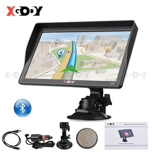XGODY 9'' BT GPS Navi 2024 Europa 52 Karten Lebenslang Kostenloses Kartenupdate - Bild 1 von 15